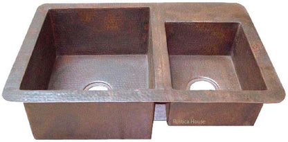 handcrafted mexican copper kitchen sink