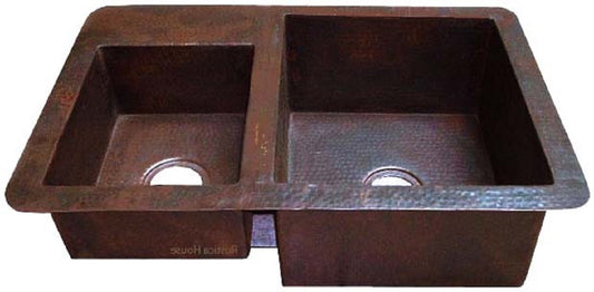 handcrafted copper kitchen sink