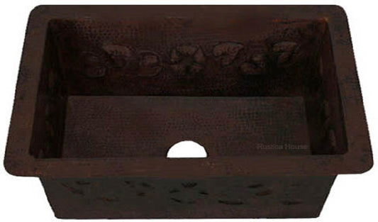 artisan made copper kitchen sink