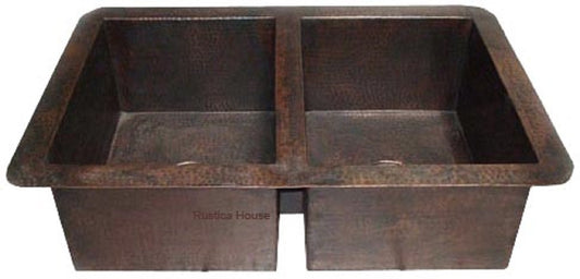 artisan made spanish copper kitchen sink